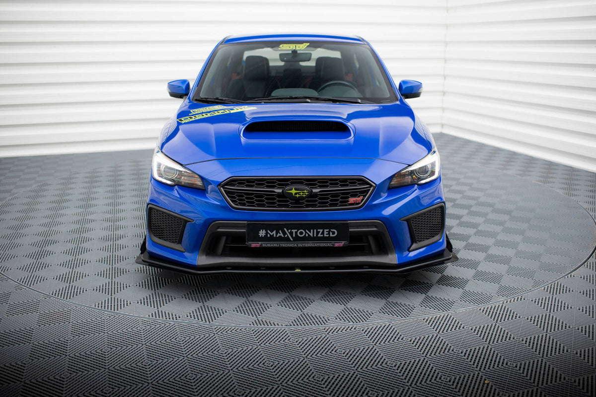 Street Pro Frontspoiler Lippe Flaps + Flaps Subaru WRX STI MK1 Facelift
