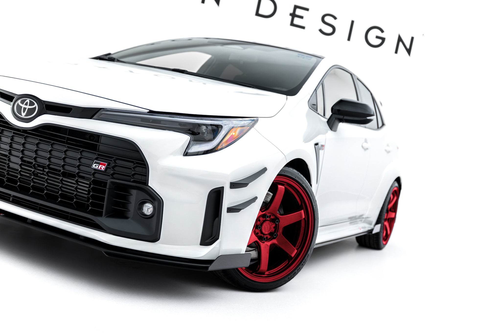 Street Pro Frontspoiler Lippe Flaps + Flaps Toyota GR Corolla MK12