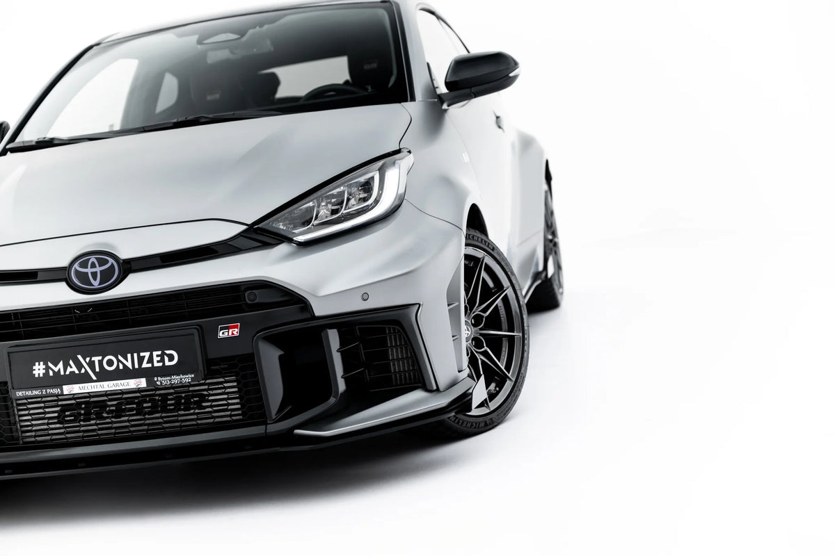 Street Pro Frontspoiler Lippe Flaps + Flaps Toyota GR Yaris MK4 Facelift