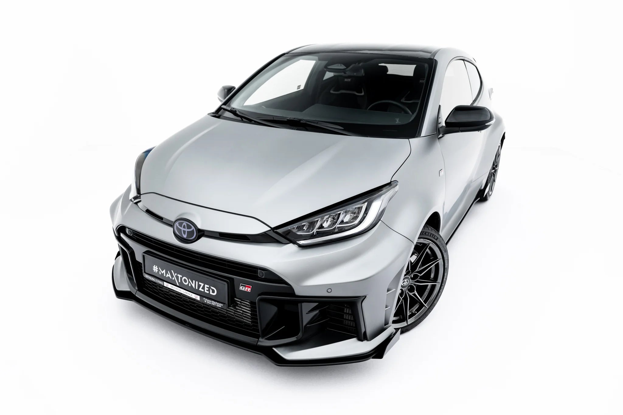 Street Pro Frontspoiler Lippe Flaps + Flaps Toyota GR Yaris MK4 Facelift