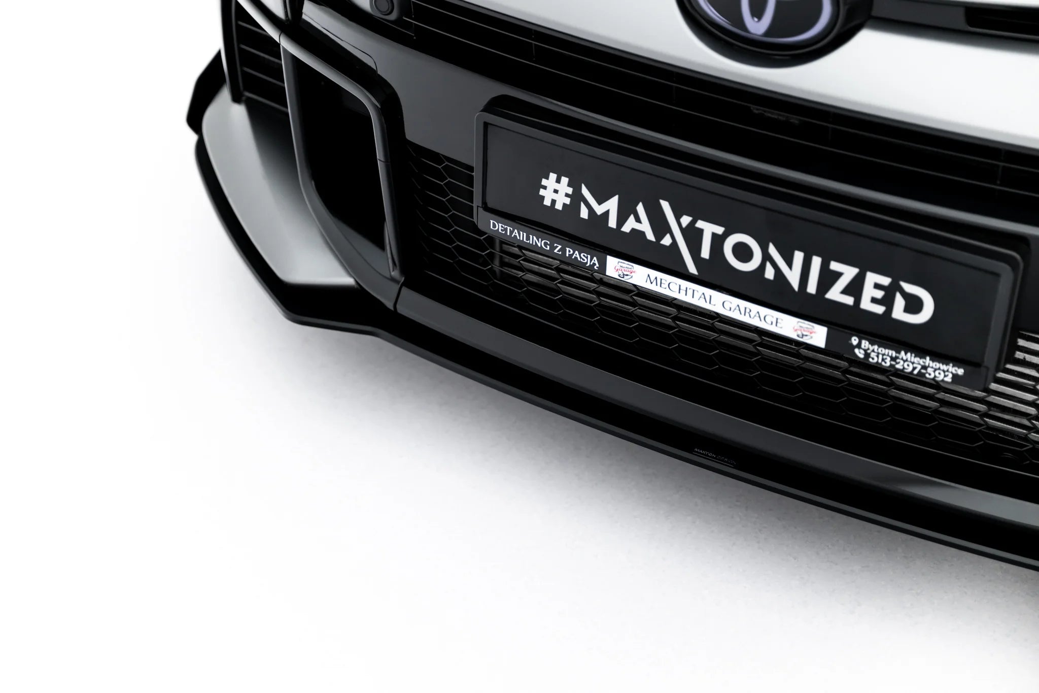 Street Pro Frontspoiler Lippe Flaps + Flaps Toyota GR Yaris MK4 Facelift