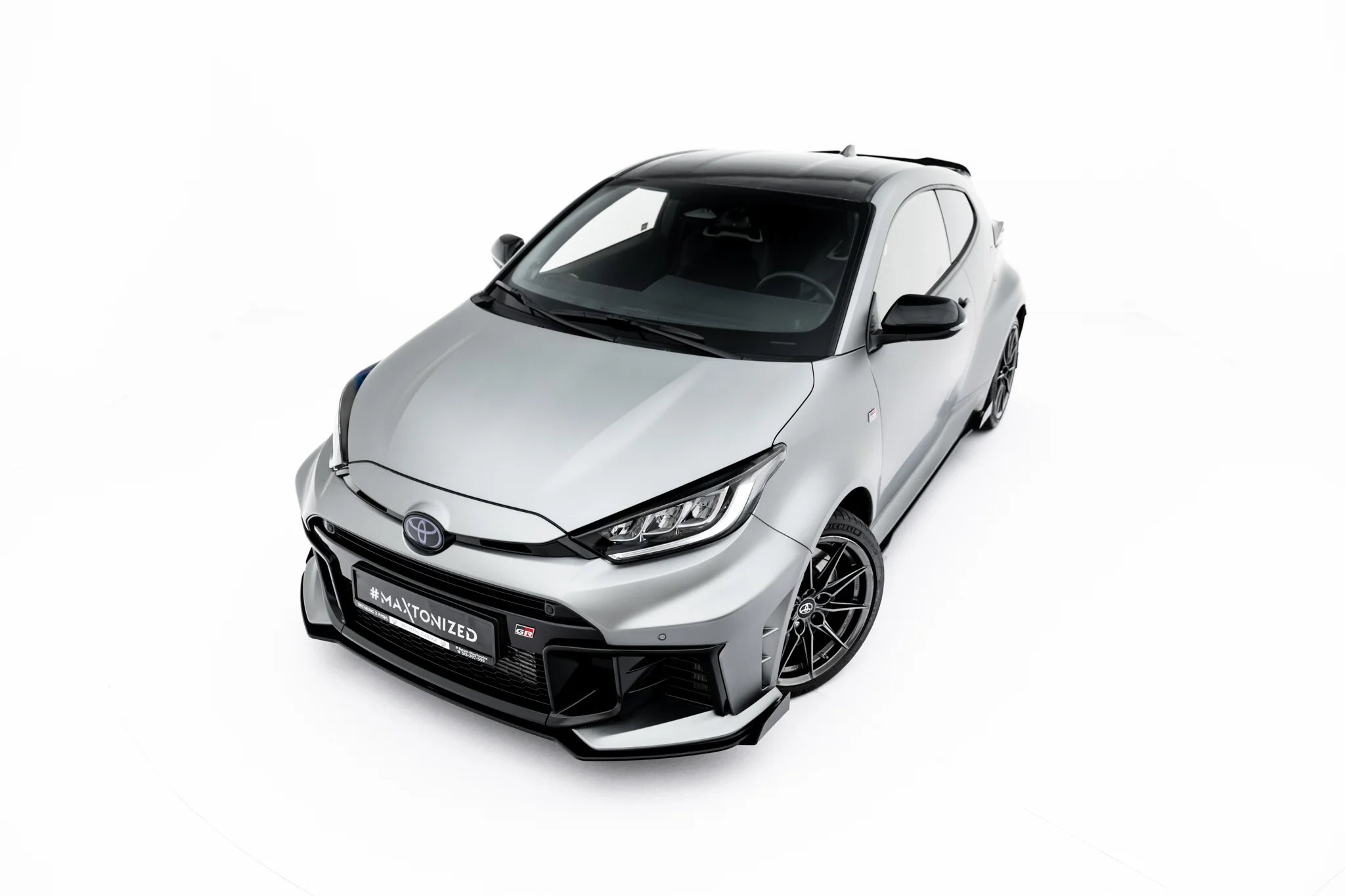 Street Pro Frontspoiler Lippe Flaps + Flaps Toyota GR Yaris MK4 Facelift