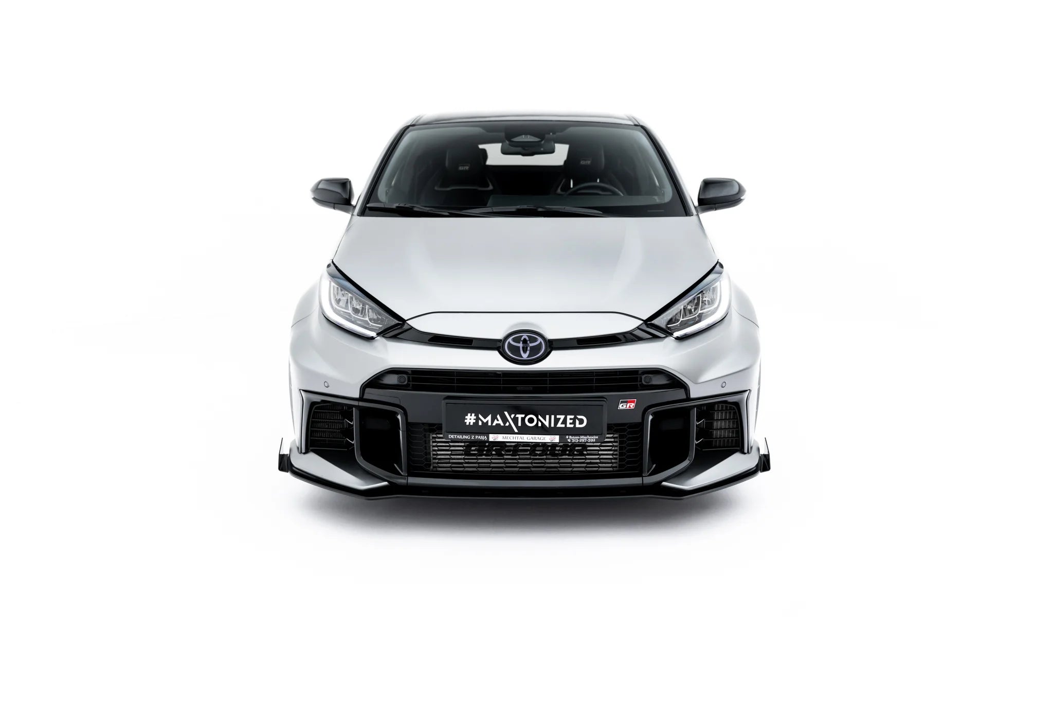 Street Pro Frontspoiler Lippe Flaps + Flaps Toyota GR Yaris MK4 Facelift