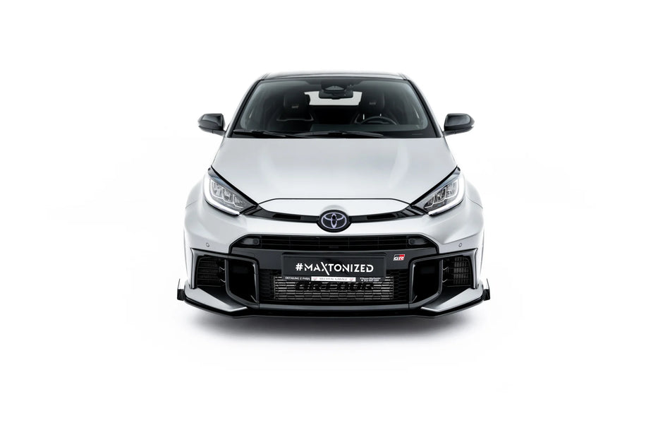 Street Pro Frontspoiler Lippe Flaps + Flaps Toyota GR Yaris MK4 Facelift