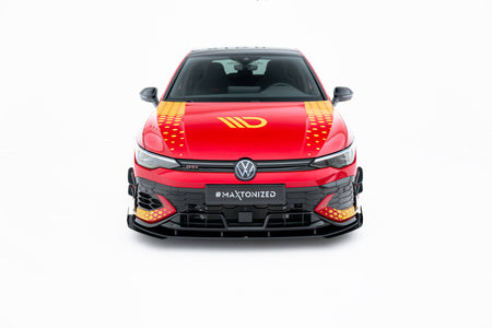Street Pro Frontspoiler Lippe Flaps + Flaps Volkswagen Golf GTI Clubsport MK8 Facelift