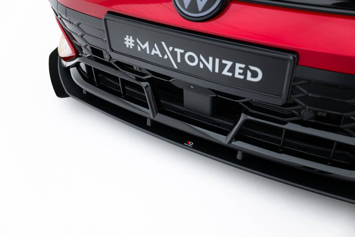 Street Pro Frontspoiler Lippe Flaps + Flaps Volkswagen Golf GTI Clubsport MK8 Facelift