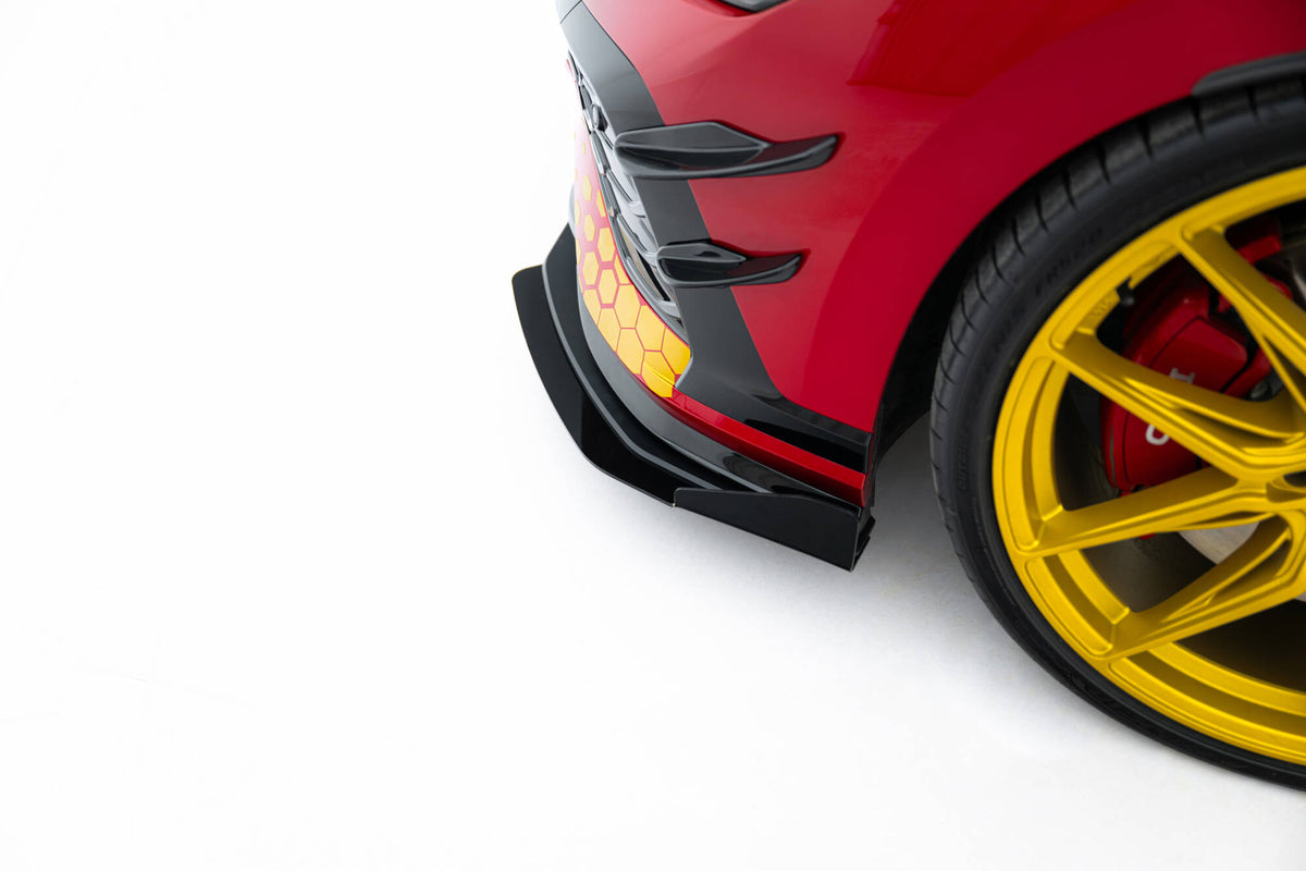 Street Pro Frontspoiler Lippe Flaps + Flaps Volkswagen Golf GTI Clubsport MK8 Facelift