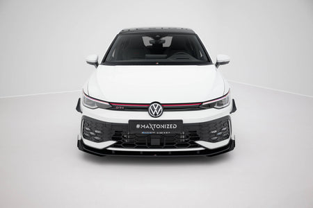 Street Pro Frontspoiler Lippe Flaps Volkswagen Golf GTI / GTE / R-Line MK8 Facelift