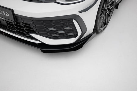 Street Pro Frontspoiler Lippe Flaps Volkswagen Golf GTI / GTE / R-Line MK8 Facelift