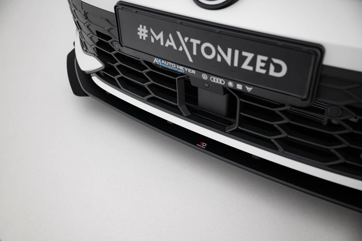 Street Pro Frontspoiler Lippe Flaps Volkswagen Golf GTI / GTE / R-Line MK8 Facelift