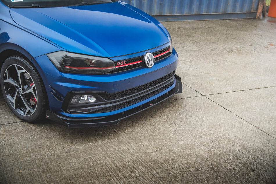Street Pro Frontspoiler Lippe Flaps Volkswagen Polo GTI MK6