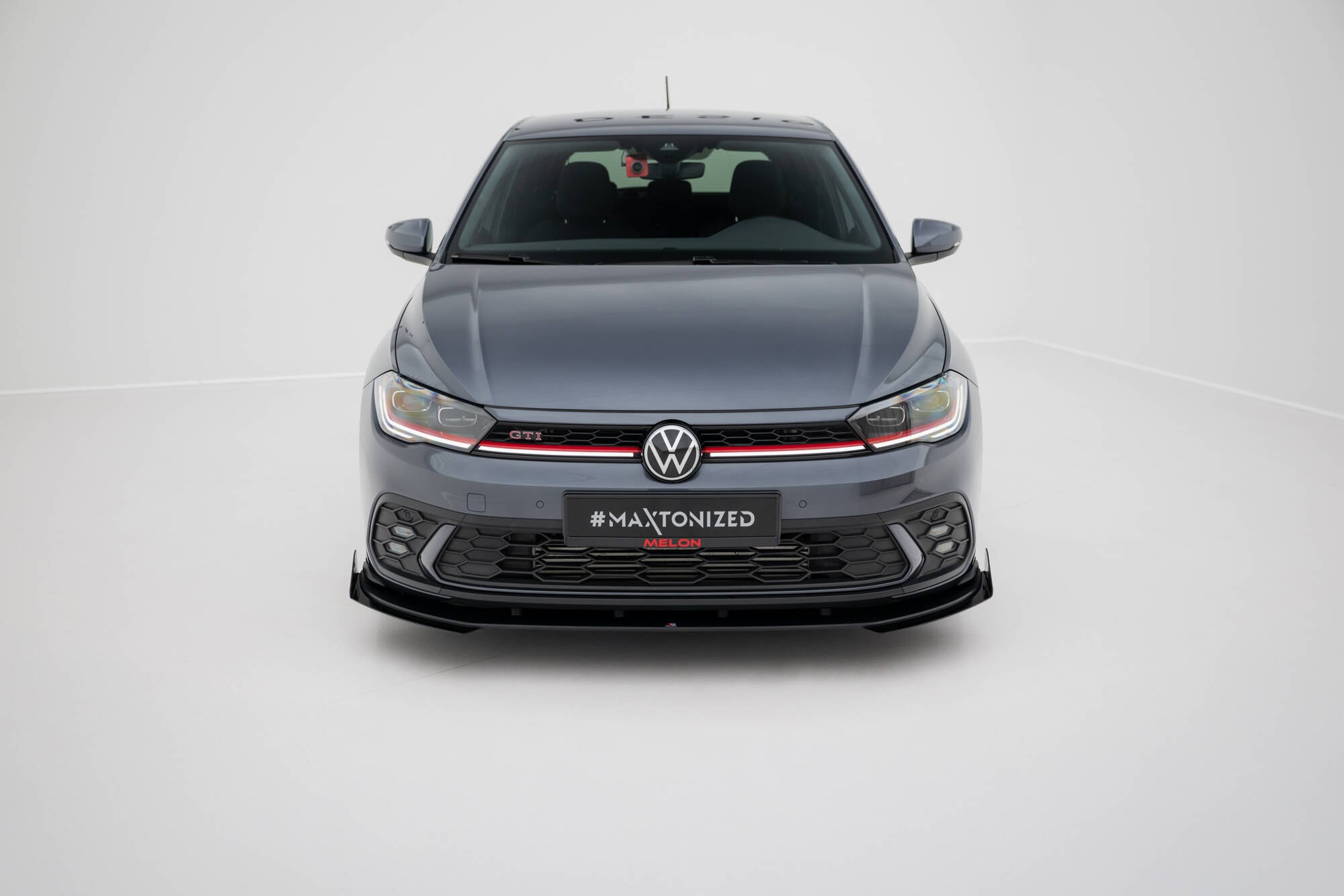 Street Pro Frontspoiler Lippe Flaps Volkswagen Polo GTI MK6 Facelift