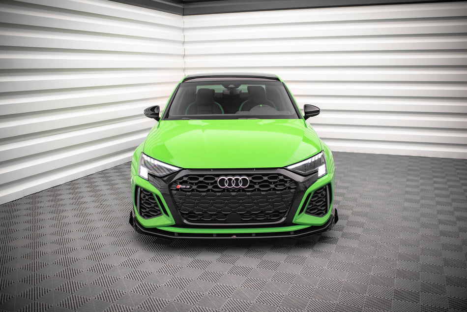 Street Pro Frontspoiler Lippe Flaps V.1 + Flaps Audi RS3 8Y