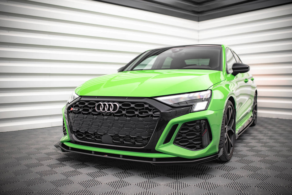 Street Pro Frontspoiler Lippe Flaps V.1 + Flaps Audi RS3 8Y