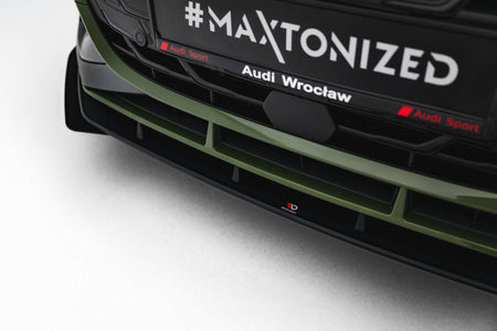 Street Pro Frontspoiler Lippe Flaps V.1 + Flaps Audi S3 Sportback / A3 S-Line Sportback 8Y Facelift