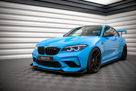 Street Pro Frontspoiler Lippe Flaps V.1 + Flaps BMW M2 Competition F87