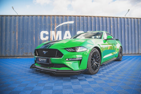 Street Pro Splitter V.1 + Flaps Ford Mustang GT MK6 Facelift