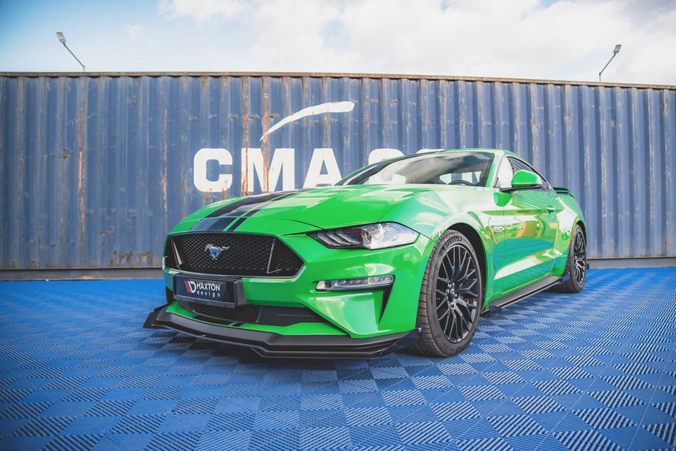 Street Pro Splitter V.1 + Flaps Ford Mustang GT MK6 Facelift