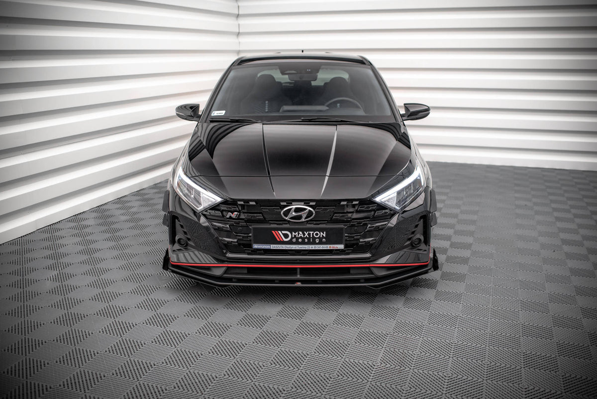 Street Pro Frontspoiler Lippe Flaps V.1 + Flaps Hyundai I20 N MK3