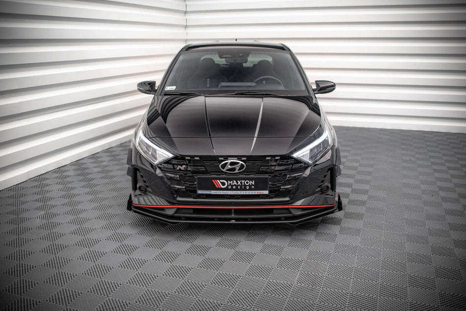 Street Pro Frontspoiler Lippe Flaps V.1 + Flaps Hyundai I20 N MK3