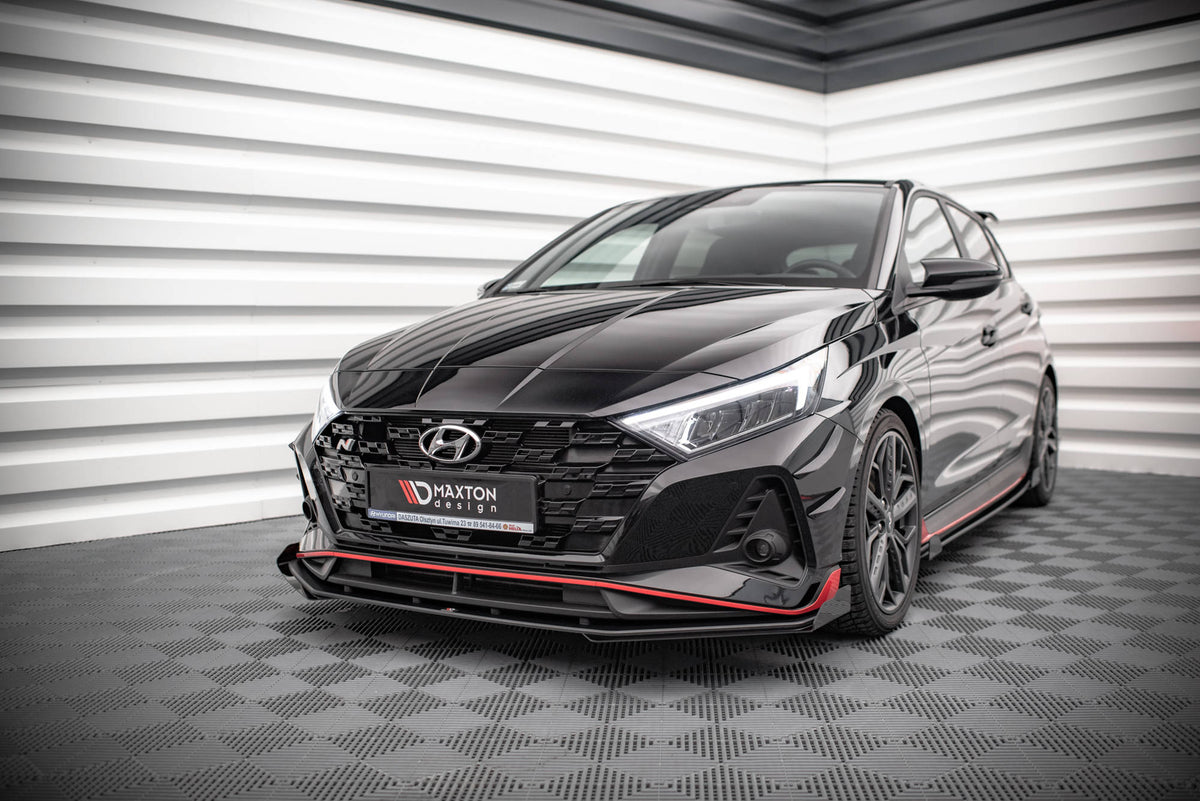 Street Pro Frontspoiler Lippe Flaps V.1 + Flaps Hyundai I20 N MK3