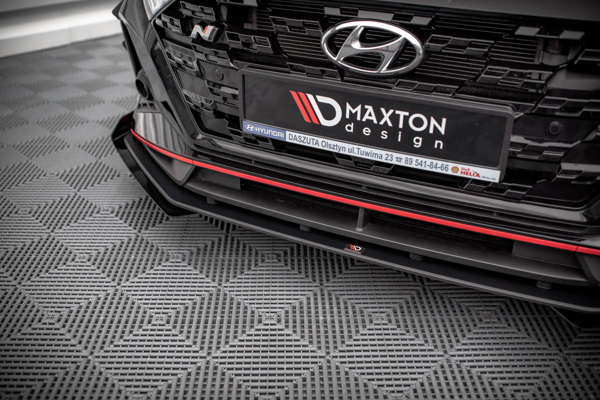 Street Pro Frontspoiler Lippe Flaps V.1 + Flaps Hyundai I20 N MK3