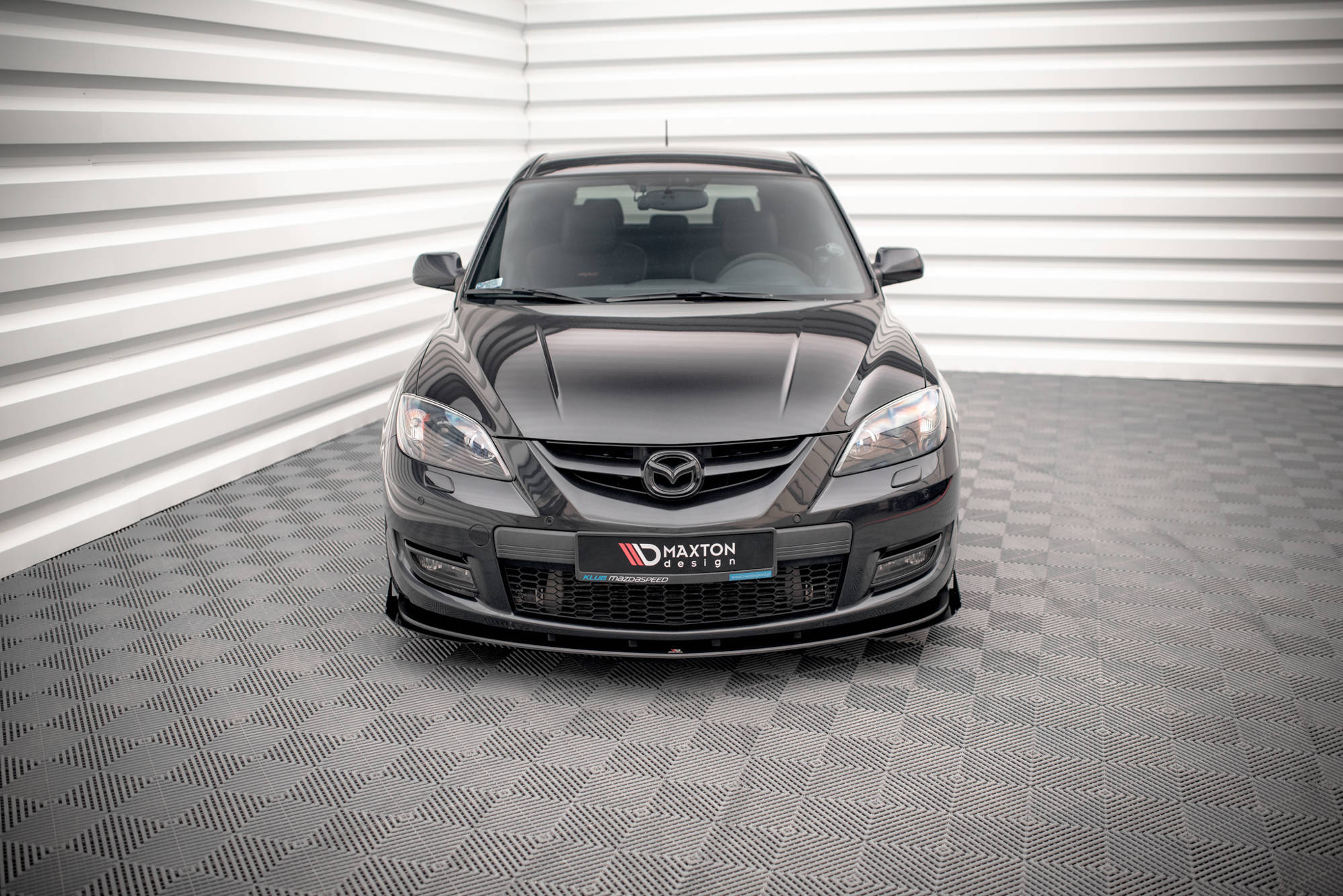 Street Pro Frontspoiler Lippe Flaps V.1 + Flaps Mazda 3 MPS MK1