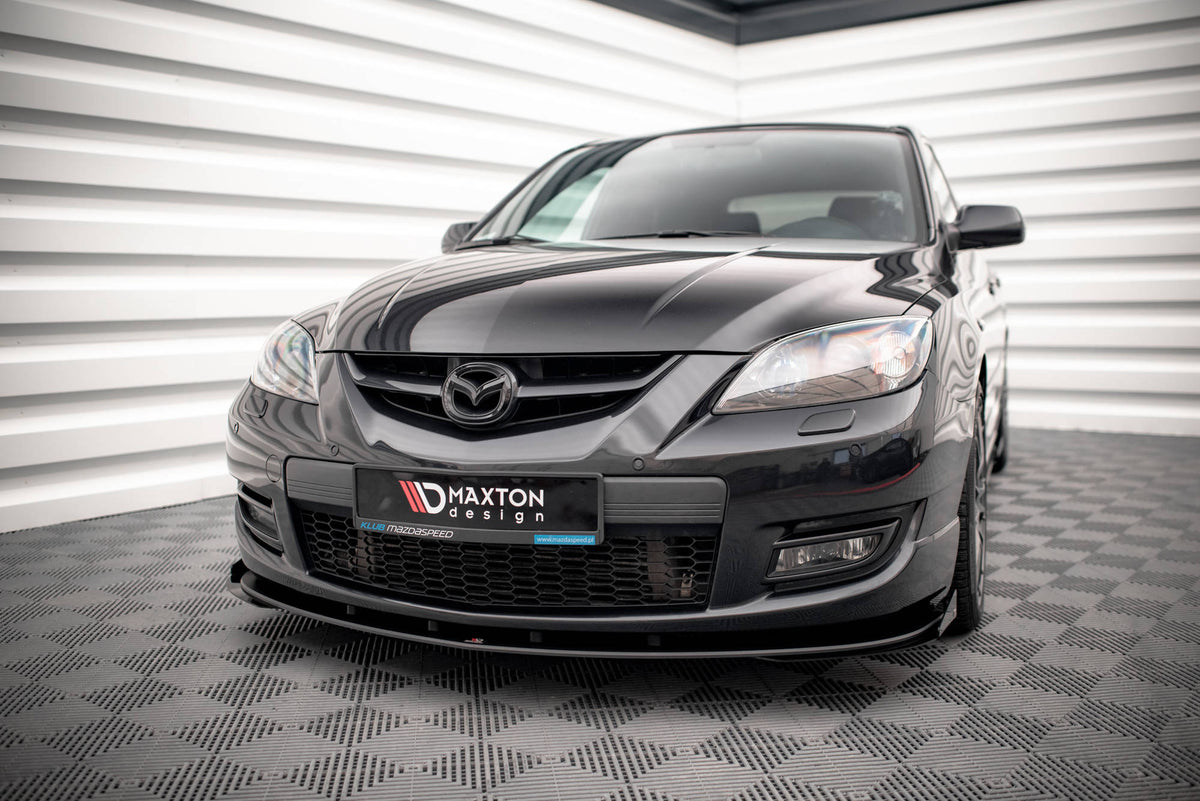 Street Pro Frontspoiler Lippe Flaps V.1 + Flaps Mazda 3 MPS MK1