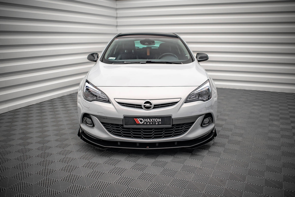 Street Pro Frontspoiler Lippe Flaps V.1 + Flaps Opel Astra GTC OPC-Line J