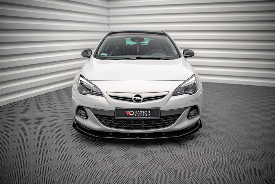 Street Pro Frontspoiler Lippe Flaps V.1 + Flaps Opel Astra GTC OPC-Line J