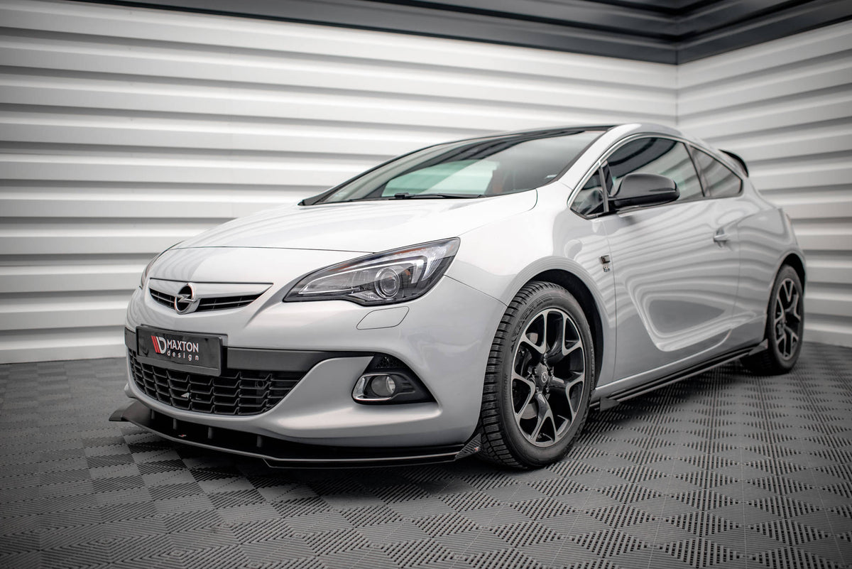 Street Pro Frontspoiler Lippe Flaps V.1 + Flaps Opel Astra GTC OPC-Line J