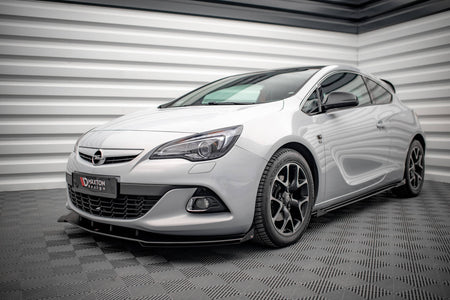 Street Pro Frontspoiler Lippe Flaps V.1 + Flaps Opel Astra GTC OPC-Line J