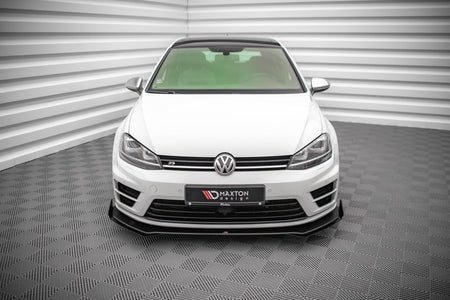Street Pro Frontspoiler Lippe Flaps V.1 + Flaps Volkswagen Golf R MK7