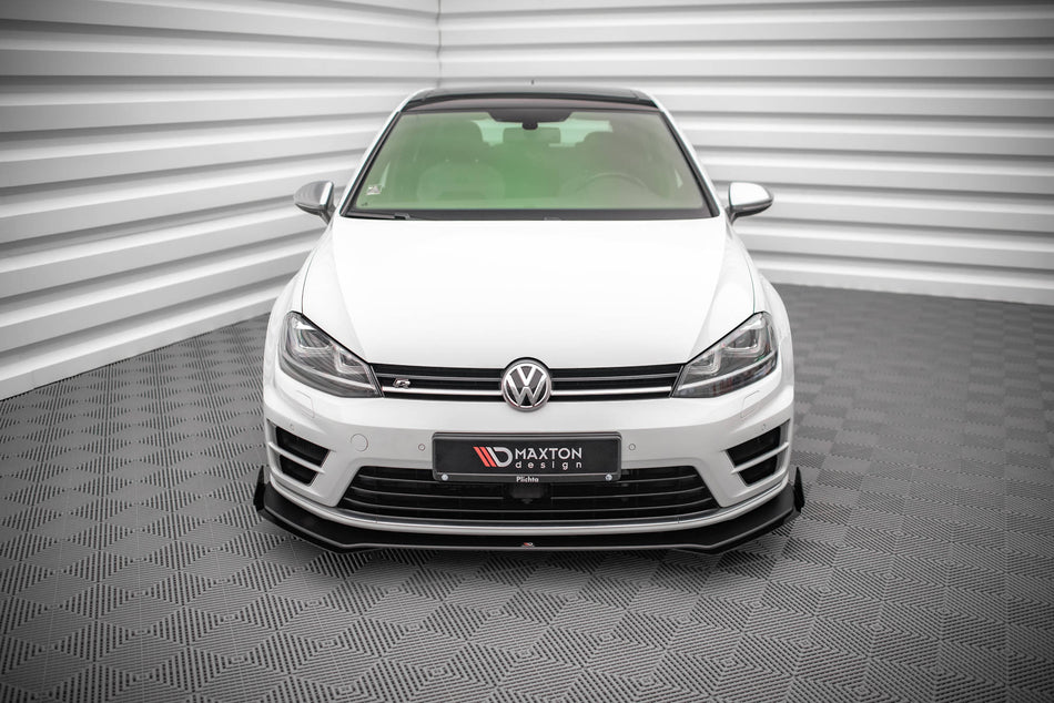 Street Pro Frontspoiler Lippe Flaps V.1 + Flaps Volkswagen Golf R MK7