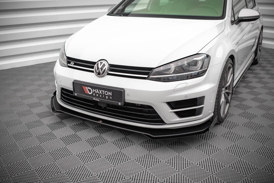 Street Pro Frontspoiler Lippe Flaps V.1 + Flaps Volkswagen Golf R MK7
