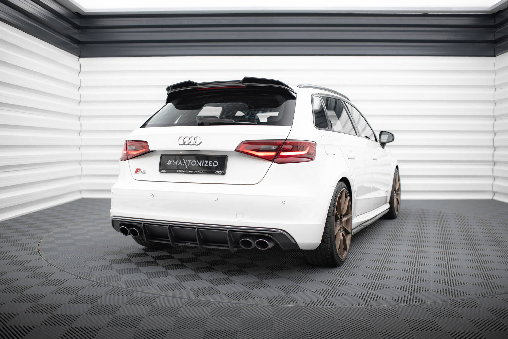 Street Pro Heckdiffusor Audi S3 Sportback / Hatchback 8V