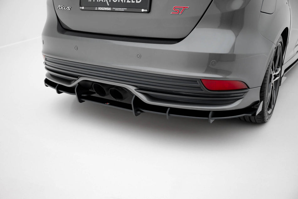 Street Pro Heckdiffusor + Flaps Ford Focus ST MK3 Facelift