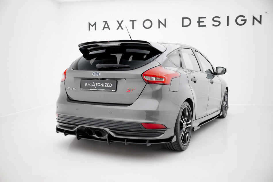 Street Pro Heckdiffusor + Flaps Ford Focus ST MK3 Facelift