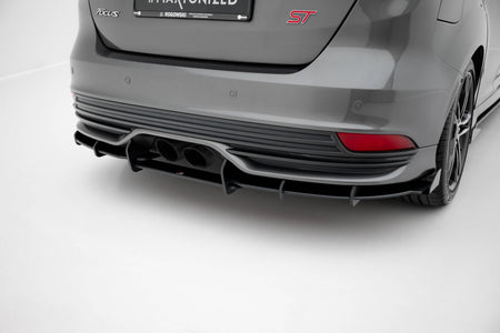 Street Pro Heckdiffusor + Flaps Ford Focus ST MK3 Facelift