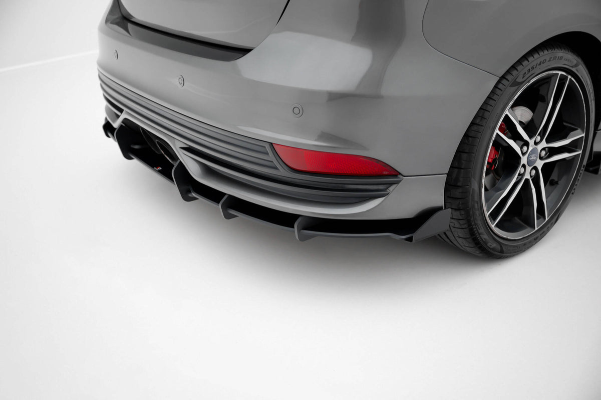 Street Pro Heckdiffusor + Flaps Ford Focus ST MK3 Facelift
