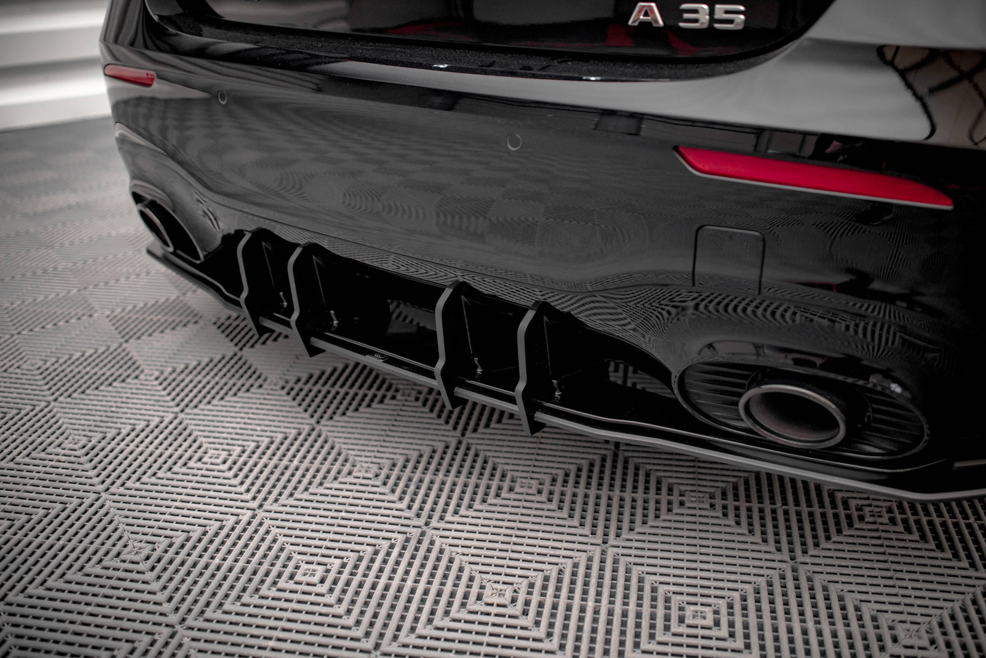 Street Pro Heckdiffusor Mercedes A35 AMG Hatchback Aero Pack W177