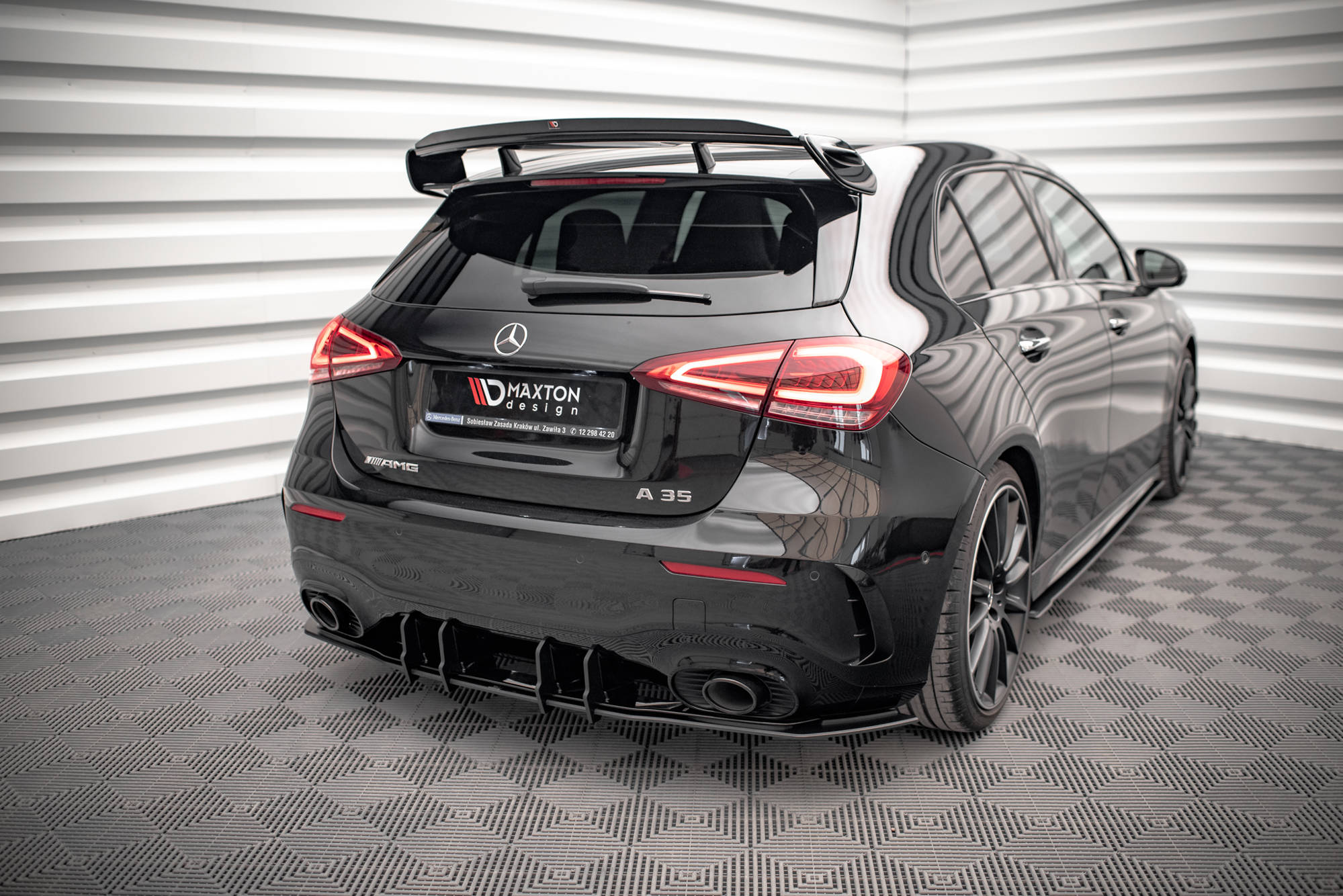 Street Pro Heckdiffusor Mercedes A35 AMG Hatchback Aero Pack W177