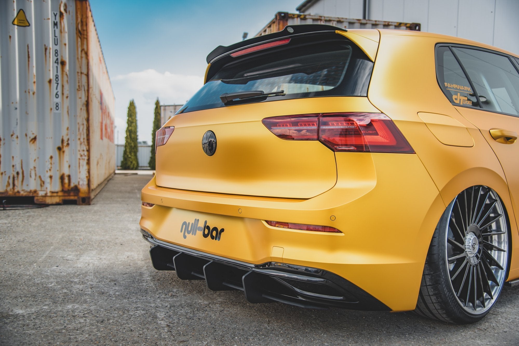 Racing Heckdiffusor V.2 Volkswagen Golf Hatchback MK8 / MK8 Facelift