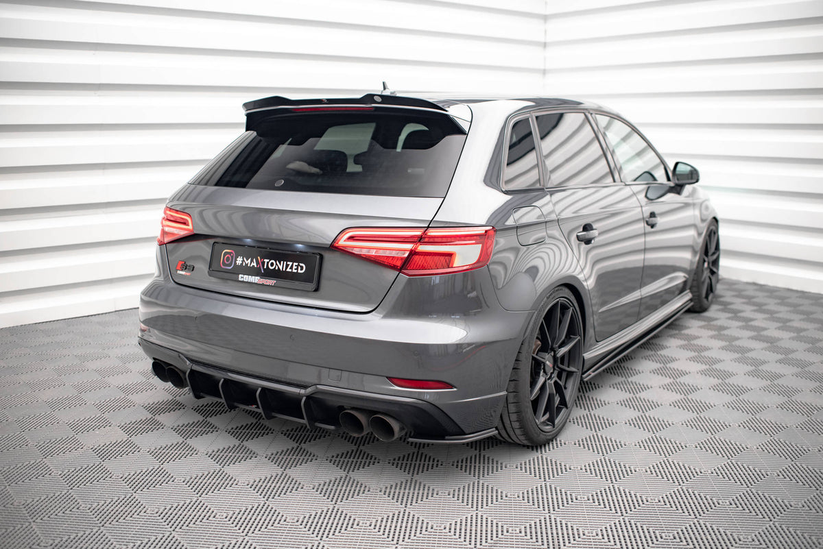 Street Pro Heckdiffusor Seite Audi S3 Sportback 8V Facelift