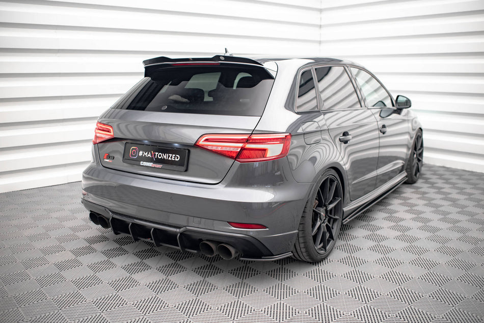 Street Pro Heckdiffusor Seite Audi S3 Sportback 8V Facelift
