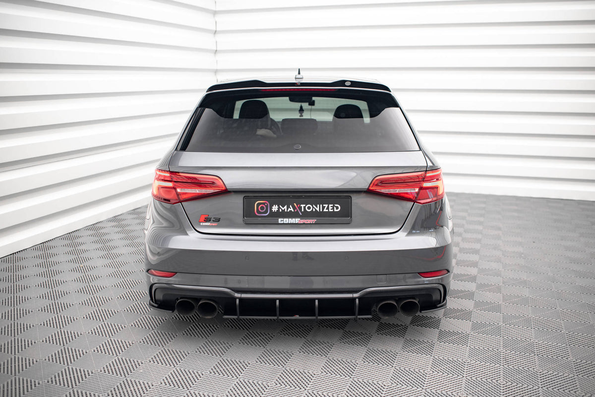 Street Pro Heckdiffusor Seite Audi S3 Sportback 8V Facelift