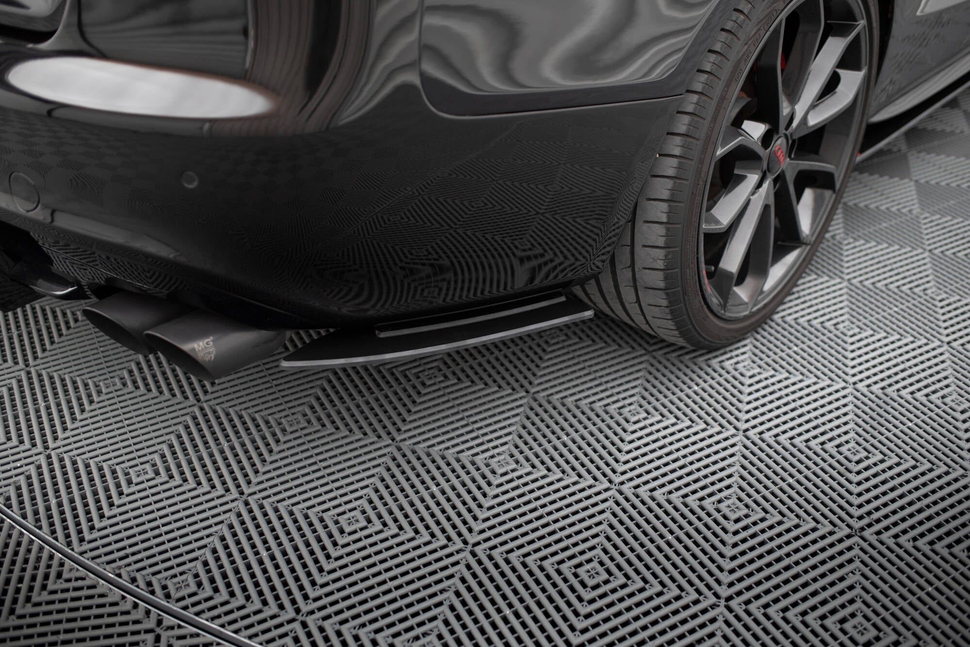 Street Pro Heckdiffusor Seite Audi S5 / A5 S-Line Coupe / Cabriolet 8T