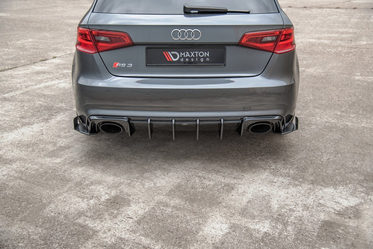 Street Pro Heckdiffusor Seite + Flaps Audi RS3 8V Sportback