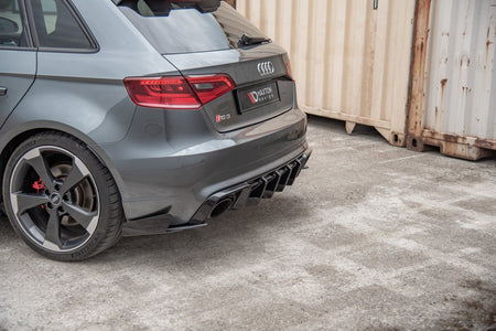 Street Pro Heckdiffusor Seite + Flaps Audi RS3 8V Sportback