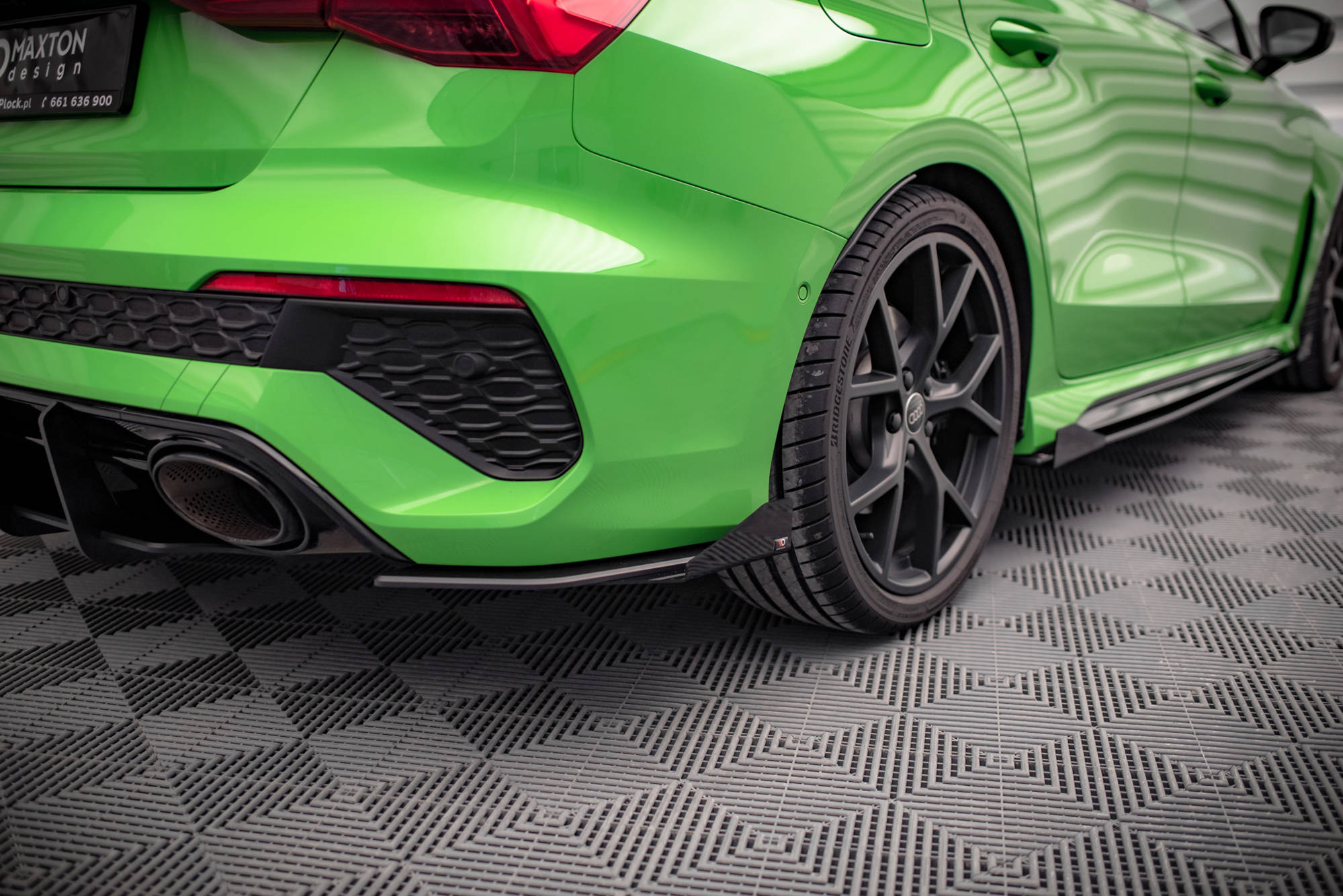 Street Pro Heckdiffusor Seite + Flaps Audi RS3 Sedan 8Y